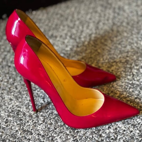 Christian Louboutin Hot Pink So Kate Stiletto Heels - Picture 2 of 5